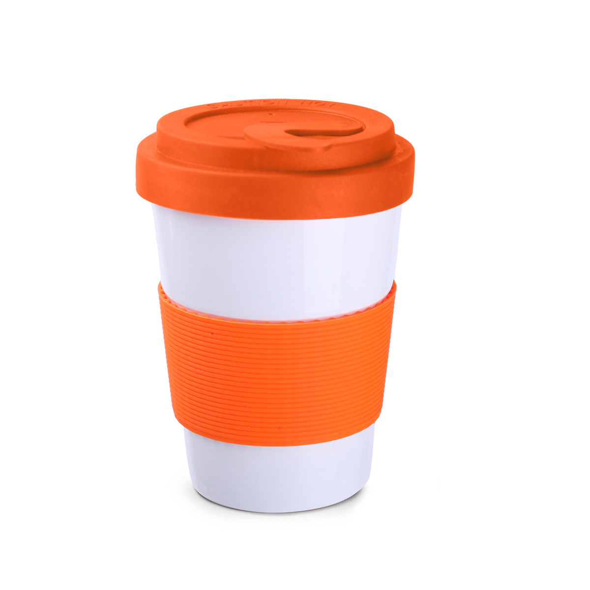 biały / pomarańczowy